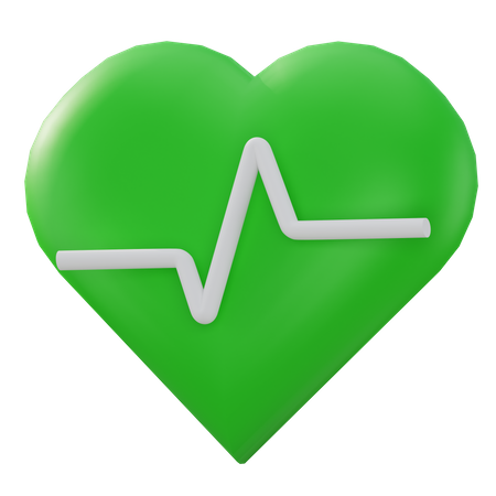 Heartbeat  3D Icon