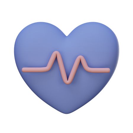 Heartbeat  3D Icon
