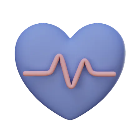 Heartbeat  3D Icon