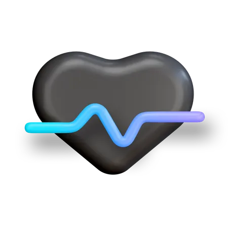 Heartbeat  3D Icon