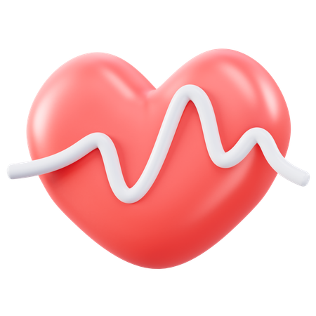 Heartbeat  3D Icon