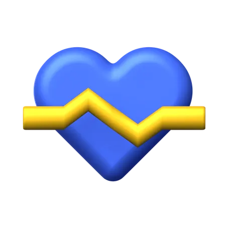 Heartbeat  3D Icon