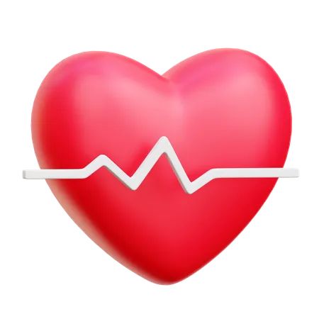 Heartbeat  3D Icon