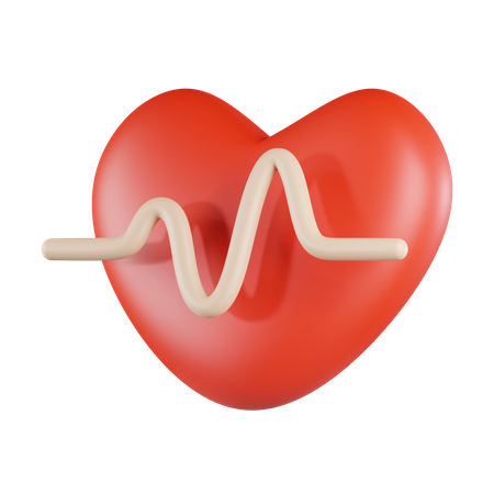 Heartbeat  3D Icon