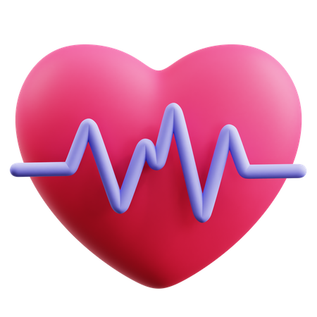 Heartbeat  3D Icon