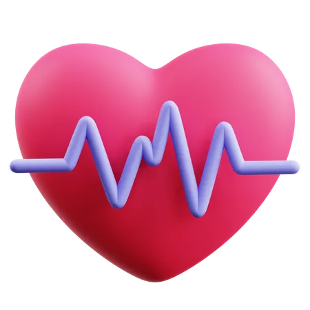 Heartbeat  3D Icon