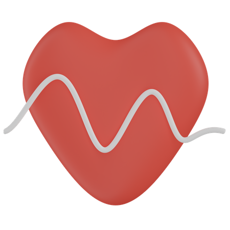 Heartbeat  3D Icon