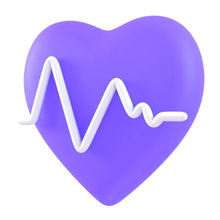 Heartbeat  3D Icon