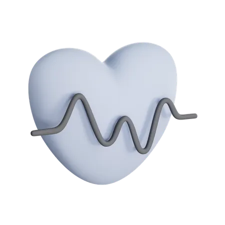 Heartbeat  3D Icon