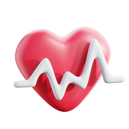 Heartbeat  3D Icon