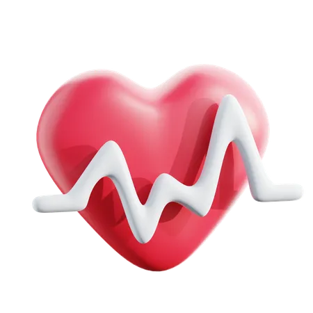 Heartbeat  3D Icon