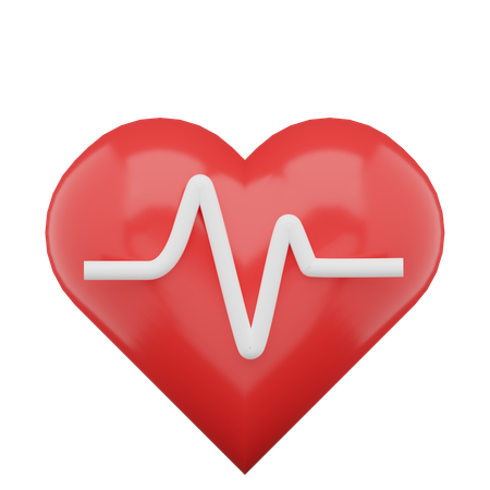 Heartbeat  3D Icon