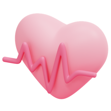 Heartbeat  3D Icon