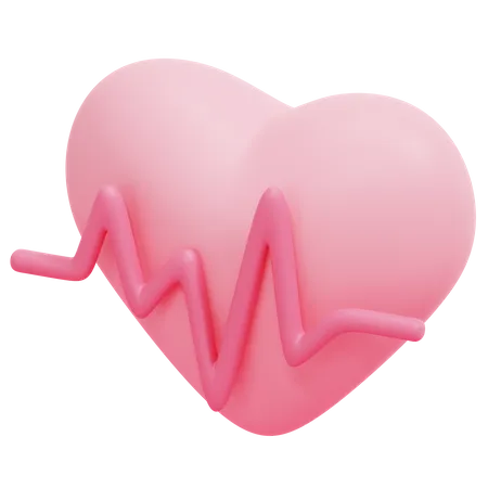 Heartbeat  3D Icon