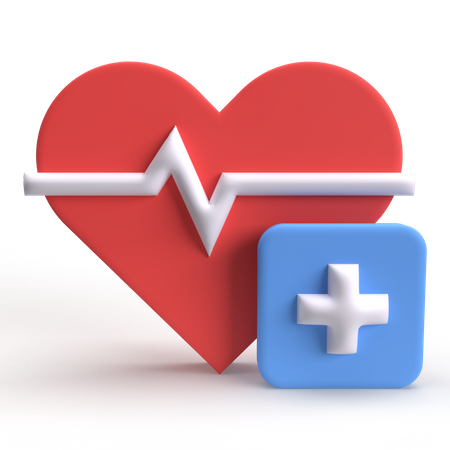 Heartbeat  3D Icon