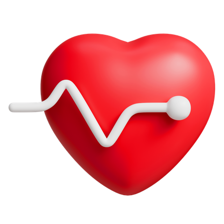 Heartbeat  3D Icon