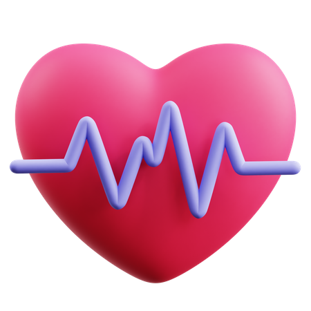 Heartbeat  3D Icon