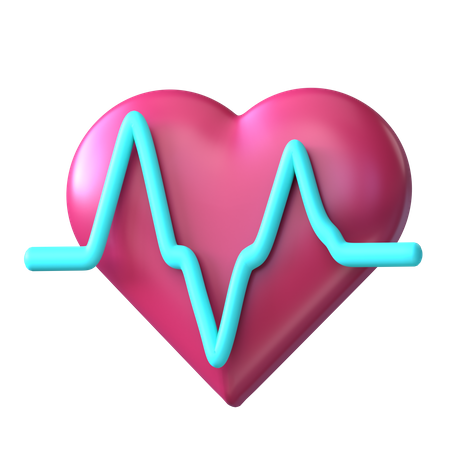 Heartbeat  3D Icon