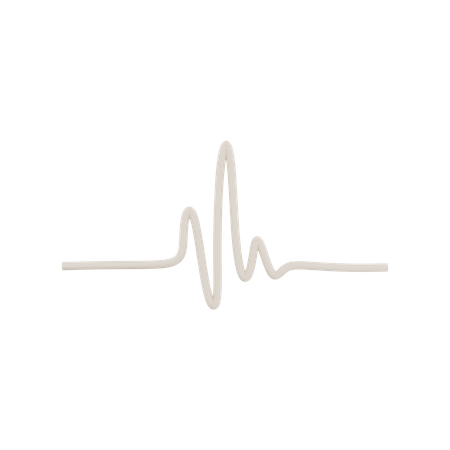 Heartbeat  3D Illustration