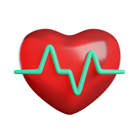 Heartbeat  3D Icon