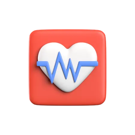 3 D Rendering Health Application Icon 3D Icon