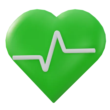 Heartbeat  3D Icon