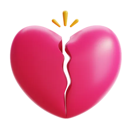 Heartbreak  3D Icon