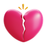 3d heartbreak emoji