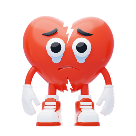 Heartbreak Character  3D Icon