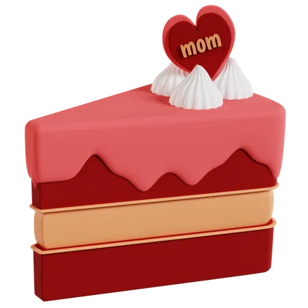 Heartfelt Cake for Mom  3D Icon
