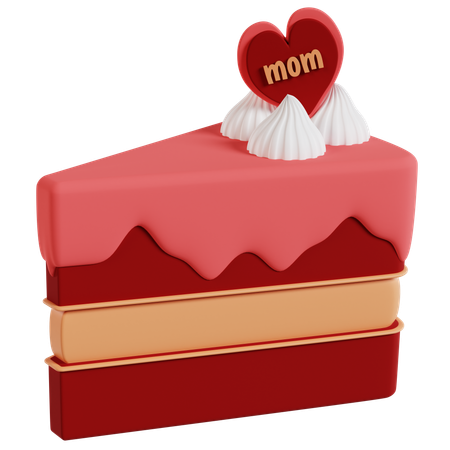 Heartfelt Cake for Mom  3D Icon