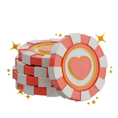 Hearth Coin Stack  3D Icon