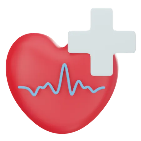 Heartrate  3D Icon