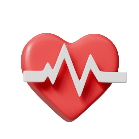 Heartrate  3D Icon