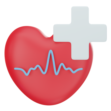 Heartrate  3D Icon