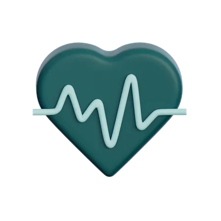 Heartrate  3D Icon