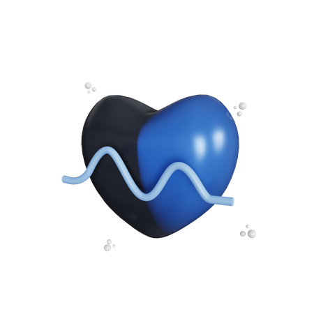 Heartrate  3D Icon