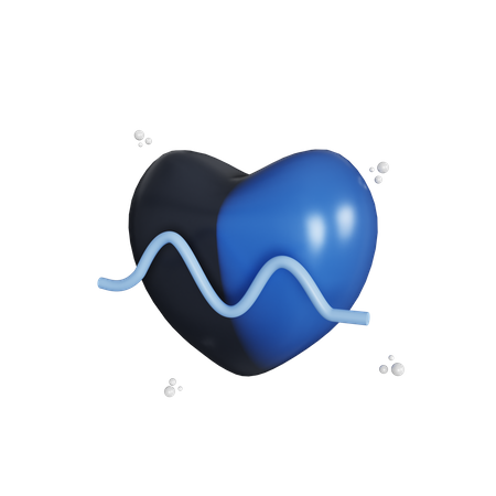 Heartrate 3D Illustration