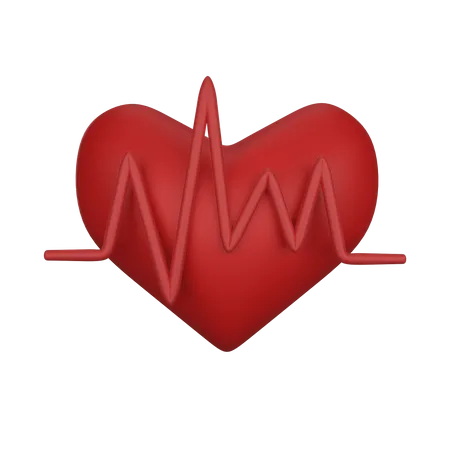 Heartrate  3D Icon