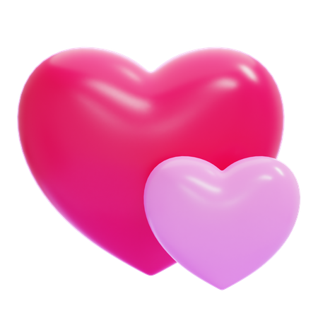 Hearts  3D Icon