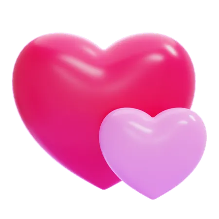 Hearts  3D Icon