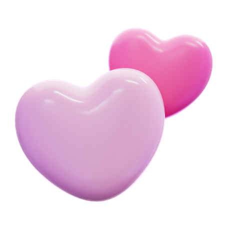 Hearts  3D Icon