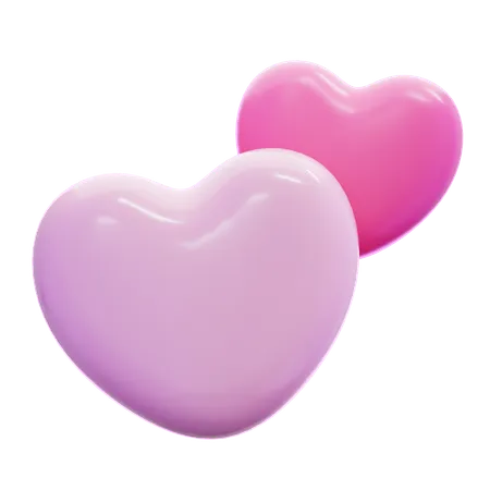 Hearts  3D Icon