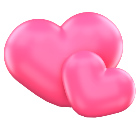 Hearts  3D Icon