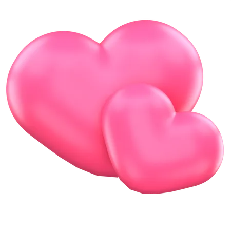 Hearts  3D Icon