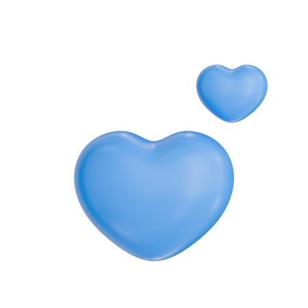 Hearts  3D Icon
