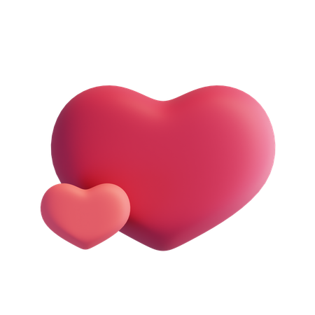 Hearts  3D Icon