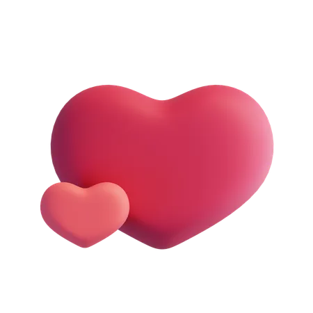 Hearts  3D Icon