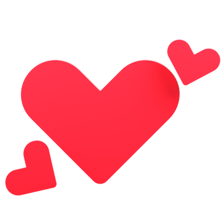 Hearts  3D Icon