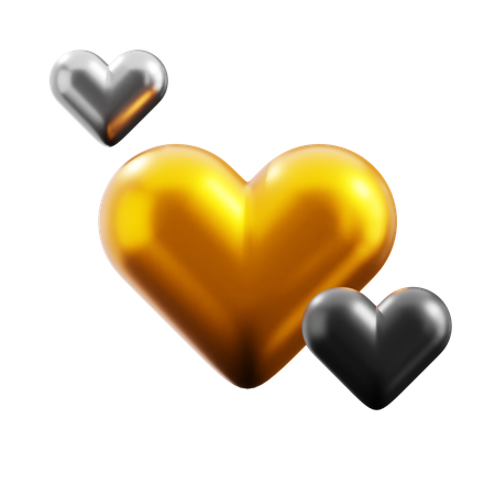 Hearts  3D Icon